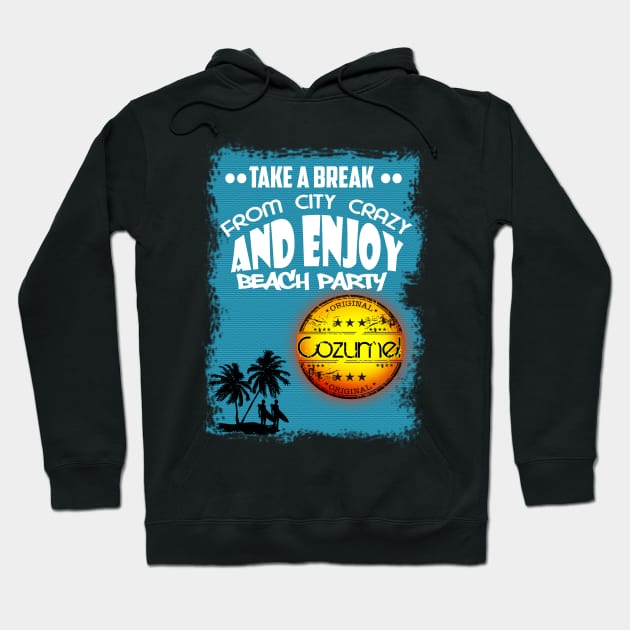 Cozumel Mexico Hoodie by dejava